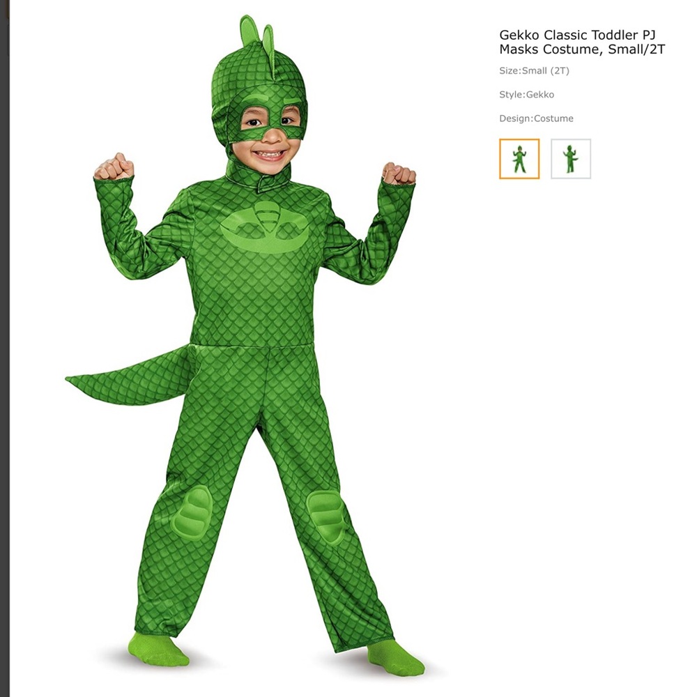 PJ masks Gekko costume